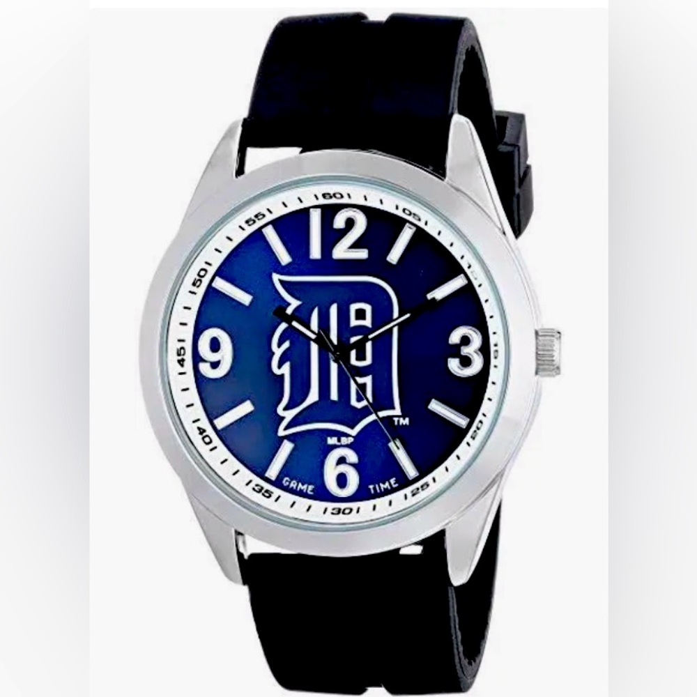 MLB Varsity Collection by GameTime. Stunning Detroit Tigers timepiece.